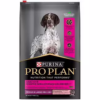 Pro Plan 狗乾糧 - 中大型成犬 - 敏感皮膚腸胃配方 (三文魚+鯖魚) 12kg