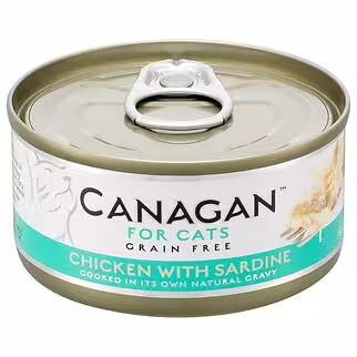 Canagan (原之選) 天然無穀物貓糧罐頭 - 雞肉伴沙丁魚 75g