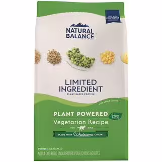 Natural Balance Dog Food - LID Vegetarian Recipe 24lb - EXP 12-10-2026