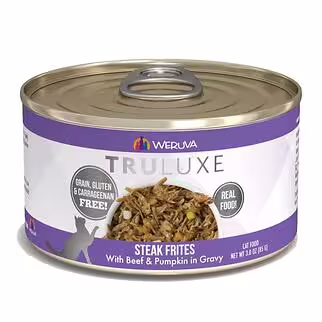 WERUVA TRULUXE Cat Can - Steak Frites - Beef & Pumpkin in Gravy