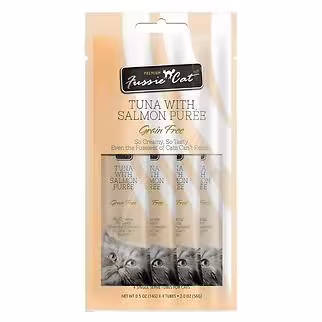 Fussie Cat Treat - Tuna With Salmon Puree 2oz (0.5oz x4) - EXP 13-11-2026