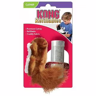 KONG Cat Toy - Refillables Catnip Squirrel