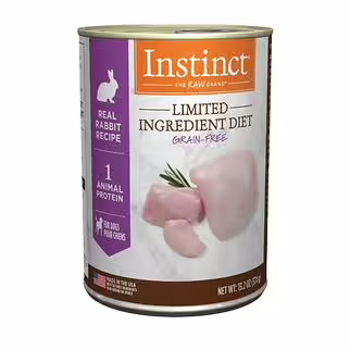 Nature's Variety Instinct  本能無穀物配方 單一兔肉狗罐頭 13.2oz