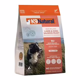 K9 Natural 凍乾脫水狗乾糧 - 羊肉三文魚配方 3.6kg