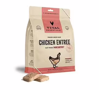 Vital Essentials 美國貓糧 - 凍乾脫水(迷你肉餅) - 雞肉 8oz