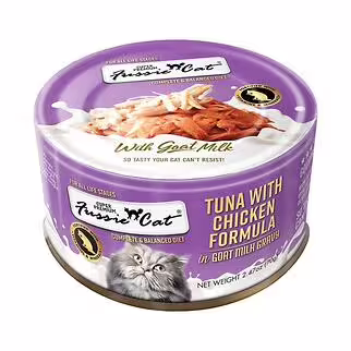 Fussie Cat Can - Tuna with Chicken in Goat Milk 70g