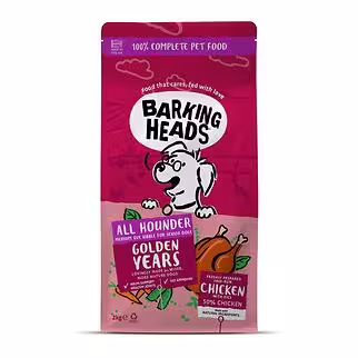 Barking Heads Senior Dog Food - Golden Years - Chicken 12kg