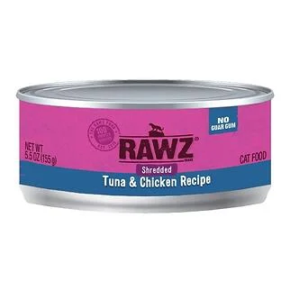 Rawz 全貓罐頭 - 肉絲 - 吞拿魚及雞肉配方