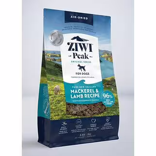 Ziwipeak Dog Food - Air Dried - Grain Free Mackerel & Lamb Recipe 4kg - EXP 11-09-2026