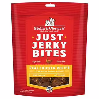 Stella & Chewys Dog Treat - Just Jerky Bites - Freeze Dried Chicken 6oz