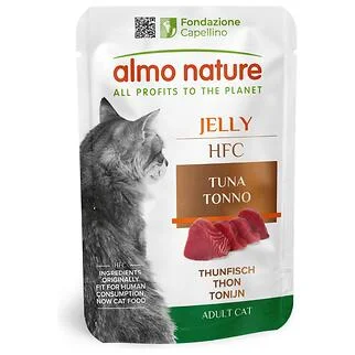 Almo Nature 貓濕糧 - HFC啫喱  - 吞拿魚 55g