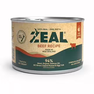 Zeal 紐西蘭狗罐頭 - 無穀物牛肉配方 170g