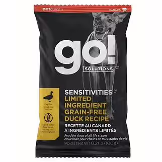 Trial Pack Go! SOLUTIONS Dog Food - Sensitivities - Limited Ingredient Grain Free Duck