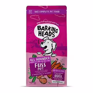 Barking Heads Grain Free Dog Food - Fuss Pot - Duck