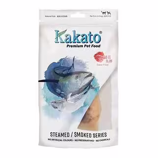 Kakato Cat & Dog Treat - Steamed/Smoked Series - Saba Fillet 20g x 4pcs