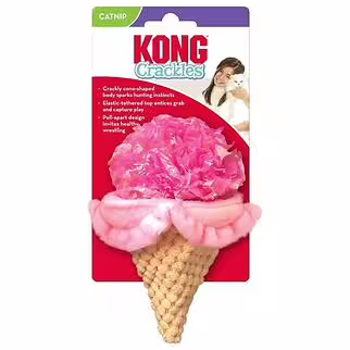 KONG Cat Toy - Crackles Scoopz (Pink)