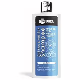 DR.pet Anti-Flea & Anti-Tick Shampoo for Dogs & Cats 250ml