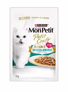 Purina Mon Petit Craft Cat Pouch - Tuna Shrimi & Nori 40g