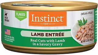 Nature's Variety Instinct Cat Can - Real Cuts with Lamb in Savory Gravy 5.5oz