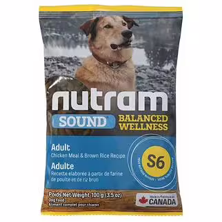 試食裝 Nutram 加拿大紐頓狗乾糧 - S6 - 成犬配方 100g
