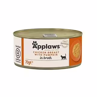 Applaws Cat Canned Food - Chicken Breast with Pumpkin in Broth 70g