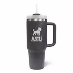 AATU 不鏽鋼吸管杯 1000ml（法國鬥牛犬）