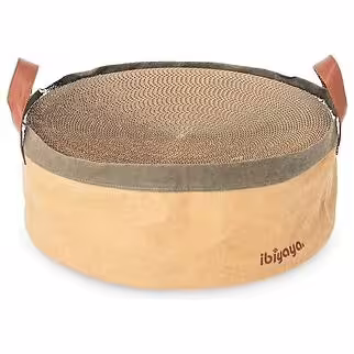 IBIYAYA Sand Dune Cat Scratching Bed (L46 x W46 x H16cm)