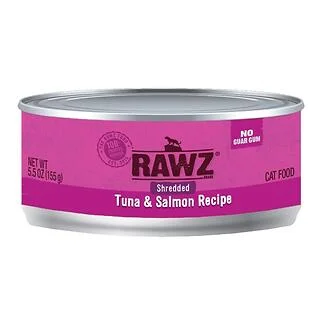 Rawz 全貓罐頭 - 肉絲 - 吞拿魚及三文魚配方