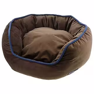 Petio Velour Cat Bed - Brown