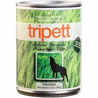 PetKind Tripett Grain Free Dog Can - Green Beef Tripe 12oz