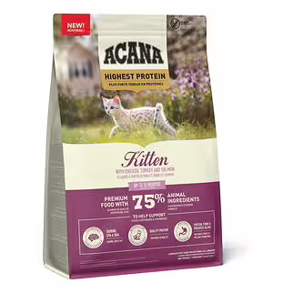 Acana 加拿大愛肯拿幼貓乾糧 - 高蛋白 雞肉 + 火雞 + 三文魚 1.8kg