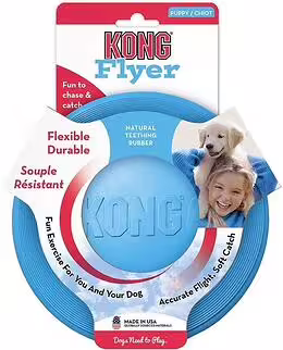 KONG Puppy Toy - Flyer (Blue)