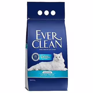 Ever Clean Cat Litter - Unscented EverFresh with Activated Charcoal Clumping Clay