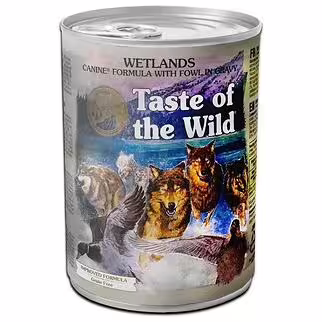 Taste Of The Wild Dog Can - Grain Free Wetlands - Fowl in Gravy 390g
