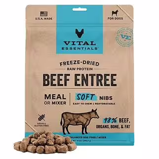 Vital Essentials 美國狗糧 - 凍乾脫水(軟肉粒) - 牛肉 14oz