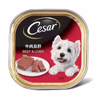 Cesar西莎狗濕糧 - 純鮮肉系列 - 牛肉及肝 100g