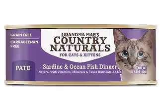 Country Naturals 貓主食罐頭 - 無穀物肉泥系列 - 沙甸魚深海魚 2.8oz