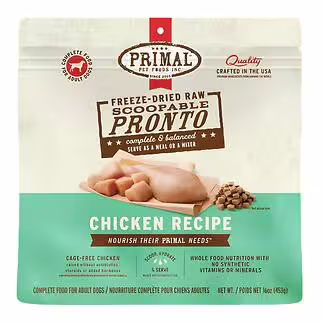 Primal 脫水凍乾狗糧 - 完整均衡雞肉配方 16oz
