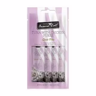 Fussie Cat Treat - Tuna with Chicken Puree 2oz (0.5oz x4)