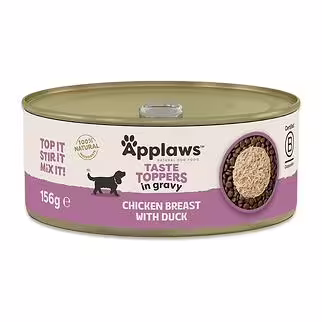 Applaws Dog Canned Food - Taste Toppers in Gravy - Chicken Breast with Duck 156g