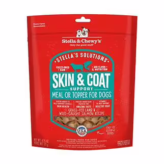 Stella & Chewys Dog Food - Skin & Coat Boost Meal Mixer - Freeze Dried Lamb & Salmon 4.25oz