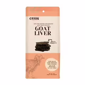 CRIUS 克瑞斯小食 - 100%紐西蘭純天然山羊肝 (犬用) 80g
