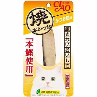 CIAO Cat Treat (HK-01) - Yakihonkatsuo - Dried Bonito Shaving Flavor