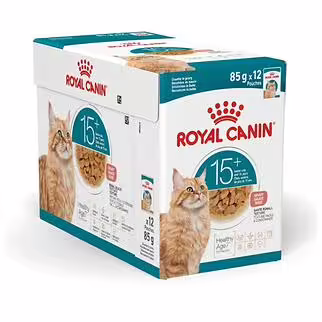 Royal Canin Senior Cat Pouch - Ageing 15+ (Gravy) 85g x 12pcs