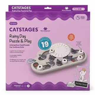 Petstages Cat Toy - Rainy Day Puzzle & Play