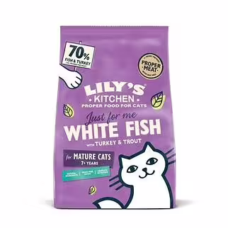 Lilys Kitchen Cat Food - Senior - Fish & Turkey 800g
