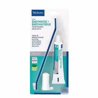 Virbac C.E.T. Enzymatic Toothpaste Kit for Dogs & Cats