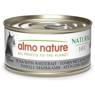 Almo Nature 貓濕糧 - 天然系列 - 吞拿魚白飯魚