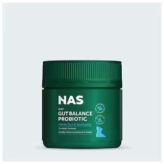 Natural Animal Solutions (NAS) Gut Balance Probiotic Powder (Support Healthy Digestion) for Cats 80g