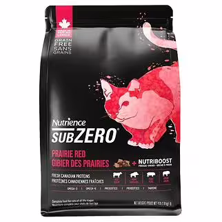 Nutrience 加拿大貓乾糧 - Subzero系列無穀物 - 凍乾鮮牛肝 (紅肉及海魚) 配方